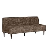 arne ソファ 三人掛け アームレス 日本製 完成品 Lunch 3×8 ウィーブ ダークブラウン脚 ダークブラウン