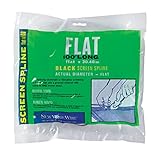 新しいYorkワイヤ# 70183 100-feetフラットブラックスプライン