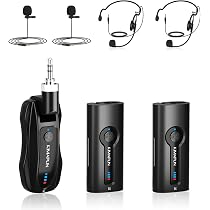 Amazon.co.jp: XIAOKOA ダイナミックマイク ワイヤレスマイク ハンズ