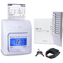 voice タイムレコーダー vt-1000 楽天市場】VOICE タイムレコーダー 最大6欄印字可能 VT-1000 充実の