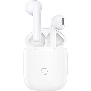 SOUNDPEATS TrueAir ワイヤレス イヤホン 高音質 Qualcomm® aptX™ & AAC コーデック対応 インナーイヤー型 Type C充電 TWS Plus 対応 完全ワイヤレスイヤホン Bluetooth 5.0 QCC3020 チップセット搭載 14.2mmドライバー採用 両耳 / 片耳対応 小型 防水 スポーツイヤホン サウンドピーツ Bluetooth イヤホン [意匠登録証取得済、メーカー1年保証] (ホワイト)