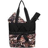 New Design Camo Quilted 3pcs Diaper Bag-black by NGIL [並行輸入品]