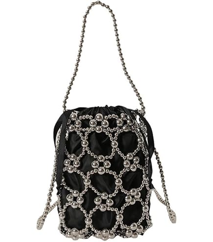 Casablanca カサブランカ ショルダー ハンド バッグ ビーズ クロシェ バッグ COTTON MINI CROCHET BAG
