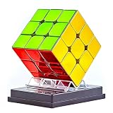 メタリック マジックキューブ 磁石内蔵 魔方 Magic Cube 公式·WCA国際大会規格 回転スムーズ 立体パズル 知育玩具 (メタリック 国際配色)