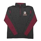Florida State Seminolesブラック摩擦プルオーバー合成Windshirt S