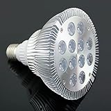 12W E27 8レッド4ブルー ガーデン植物育成LED電球温室植物苗ライト