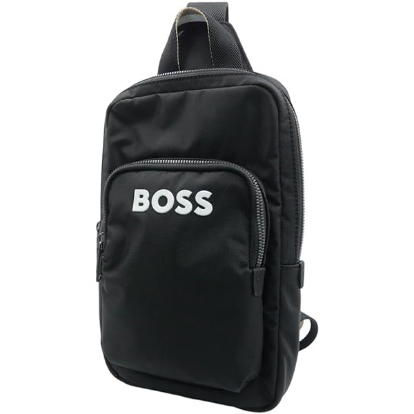 Amazon | ヒューゴ・ボス HUGO BOSS ボディバッグ 50516894 ブラック