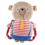 Baosity 乳幼児用　リュック型　ヘッドガード　ごっつん防止　保護クッション　補助バンド付き　頭を保護できる　出産祝い　全3種類 - レッドベアー
