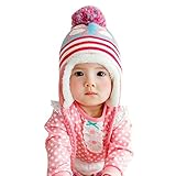 Ochine 新品　ベビー＆キッズ 子供　毛糸帽子　耳あて付き　超可愛いペンギン　男女兼用　保温防寒　撮影用にも　出産祝い 贈り物　フリーサイズ　3色選択　6-36月設定