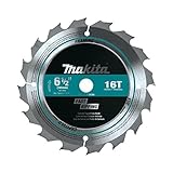 Makita T-01395 16T Carbide-Tipped Saw Blade, General Contractor, 6-1/2" [並行輸入品]