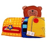 Kesoto 知能開発　教育玩具　子供　布本　かわいい　洗濯可能　布絵本　布えほん　全3スタイル - スタイル1