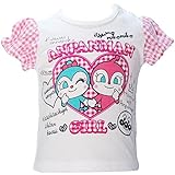 【本体綿100％】2017年 夏物 アンパンマンガール ドキコキ！袖チュール 半袖Ｔシャツ Anpanman Girl ピンク◇80cm