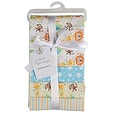 Little Beginnings 4 Pack Laddered Receiving Blanket jungle Print [並行輸入品]