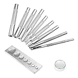 Xiton ホック打ち具 カシメ打ち 打ち台 11セット