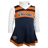 NFL Toddler Girls Cheer Jumper Dress withタートルネックセット