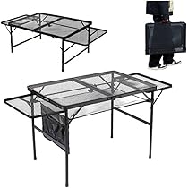 メッシュテーブル 120x80cm 高さ2段階調整 FUTURE FOX メッシュテーブル 高さ2段階調整可能 【翌営業日発送