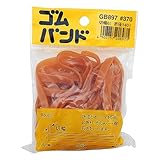和気産業 ゴムバンド アメゴム #370(切幅6X折径140mm) 30g 事務用品 収納 文房具 GB-897 約16本