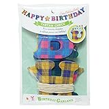 ノルコーポレーション メモリコ (memorico) バースデーガーランド パターンVer. タータンチェック