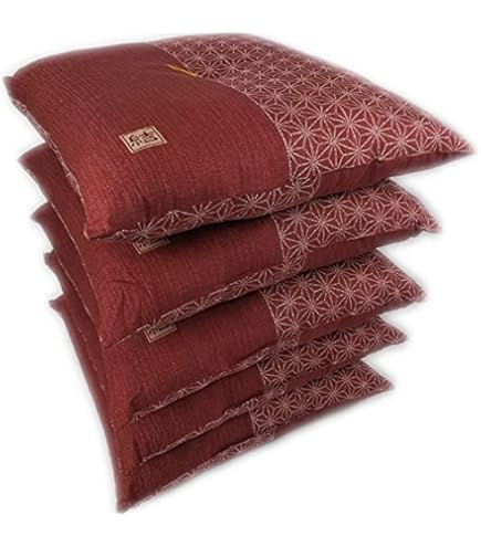 Amazon.co.jp: 座布団 5枚組 結 銘仙判 55x59 おしゃれ クッション