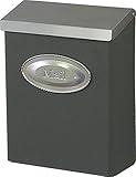 Gibraltar DVKPBZ00 Large Vertical Style Lockable Wall Mount Mailbox, Bronze and Satin Nickel [並行輸入品]