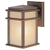 Feiss OL3400CB, Mission Lodge Outdoor Wall Lantern, 100 Total Watts, Corinthian Bronze [並行輸入品]