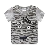 【SEBLES】ベビー 赤ちゃん キッズ 男の子 女の子 ユニセックス 半袖 Tシャツ プリント カラフル キャラクター ロゴ 春 夏 ラウンドネック コットン 綿(タイプI,110cm)