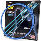 DR カラーベース弦 ブルー NEON BASS Guitar Strings [NEON-BLUE] (DR-NBB545/45-125)