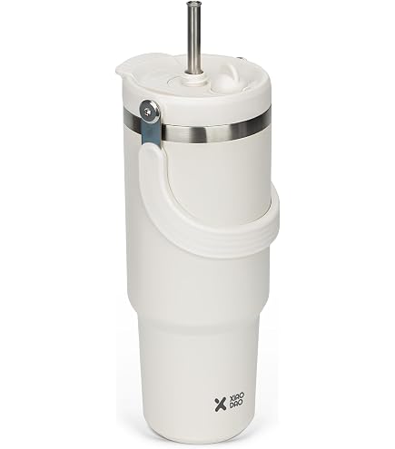 ひでみん/水筒タンブラー/ホワイト Amazon | TYESO タンブラー 0.9L 水筒 保冷 ステンレスボトル