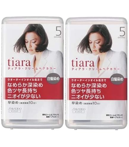 Amazon | ティアラ (TIARA) クリームヘアカラー 6 【医薬部外品