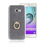 Aireratze(TM) Samsung Galaxy A7 2017 ケース　TPU　携帯電話用 [USBケーブルは無料です]　柔軟　耐震　弾力有り　薄型　スマートフォン保護ケース　脱着簡単 ブラ