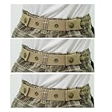 Dapper Snapper Baby & Toddler Adjustable Belt- Boy's Colors: Beige by Dapper Snappers