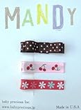 MANDY ベビー ヘアアクセサリ ノンスリップクリップ G Set