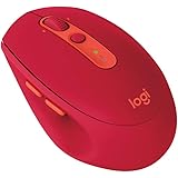 ロジクール ワイヤレスマウス 無線 静音 Bluetbooth Unifying 7ボタン M590RU ルビー ワイヤレス マウス windows mac Chrome Android iPad OS M590 国内正規品