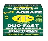 Arrow 858 Duo-Fast 5000 Series 1/2-Inch Staples, 5,000-Pack [並行輸入品]