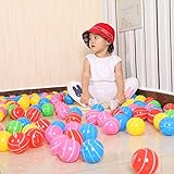 20個a-cool 2.76 " / 7 cmカラフルなソフトプラスチック海洋ボールSwim Pitボールピット楽しいボールベビーキッドおもちゃ玩具クリスマスギフトマルチカラー