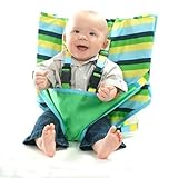 mylittleseat マイリトルシート 布製ベビーチェアベルト シーサイドストライプ Seaside Stripe