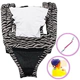 POLBAN　ポルバン　ダブルショルダー（ゼブラブラウン）おでかけクリップ付