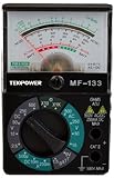 Tekpower tp133 pocket-size 5-function 16-rangeアナログマルチメーターwith 1.5 V / 9 Vバッテリーテスター