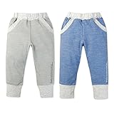 ベビー服 男の子 スウェット ボトム スラブ天竺  ワッペン装飾 ドット柄切替 ベビー (1.ネイビー/90cm)