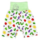 アスナロ（ボトムス ロングパンツ） キャラてこ ベビー はらぺこあおむし 腹巻付き ズボン 綿100％95 グリーン
