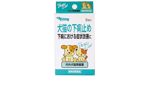 Amazon ナイガイ 犬猫の下痢止め 6袋入 動物用医薬品 ナイガイ 胃腸薬 整腸剤 通販