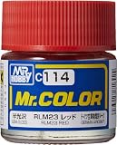 GSI クレオス(GSI Creos) Mr.カラー RLM23レッド 半光沢 10ml ホビー用塗料 C114