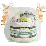 LaVie ラヴィ オーガニックおむつケーキ1段 グリーン