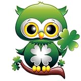 Wallmonkeys Wall Decals FOT-49014209-24 Not Applicable Wallmonkeys Wm111599 Baby Owl St Patrick Owl 