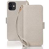 iPhone12 ケース 手帳型 iPhone12 Pro ケース 手帳型 6.1インチ 2020年 高級レザー iPhone12 ケース おしゃれ スマホケース iPhone12Pro ケース 6.1インチ 軽量 iphone12ケース手帳型薄型 可愛い アイフォン12 ケース 手帳型 人気 耐衝撃 あいふぇいす12ケース手帳型 防水 アイホン１２ケース カード収納 純正 財布型 お洒落 シンプル iphone12 手帳型ケース おしゃれ 全面保護 ブランド 横置きスタンド機能 ストラップ付き (iPhone 12 / 12 Pro 6.1インチ, グレー)