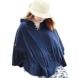 授乳ケープ ポンチョ 夏 現役ママ大絶賛 360度安心授乳ケープ マタニティウェア 授乳服を着ていなくてもOK　出産祝いにも人気 （mtk606ブラック）