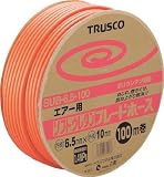 [2280132]ＴＲＵＳＣＯ　ソフトウレタンブレードホース　６．５Ｘ１０ｍｍ　１００ｍ　ドラム巻 SUB6.5100