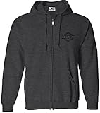 Koloa Surf(tm) Diamond Thruster Logo Full Zipper Hoodie-Hooded Sweatshirt-DarkHeath/b-M [並行輸入品]