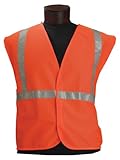 Jackson Safety ANSI Class 1 Standard Mesh Style Polyester Safety Vest with Silver Reflective by Jack
