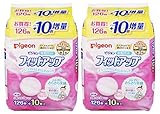 【Amazon.co.jp限定】 ピジョン 母乳パッド フィットアップ 126枚入×2個 母乳育児をする多くのママに選ばれている母乳パッド 0か月~